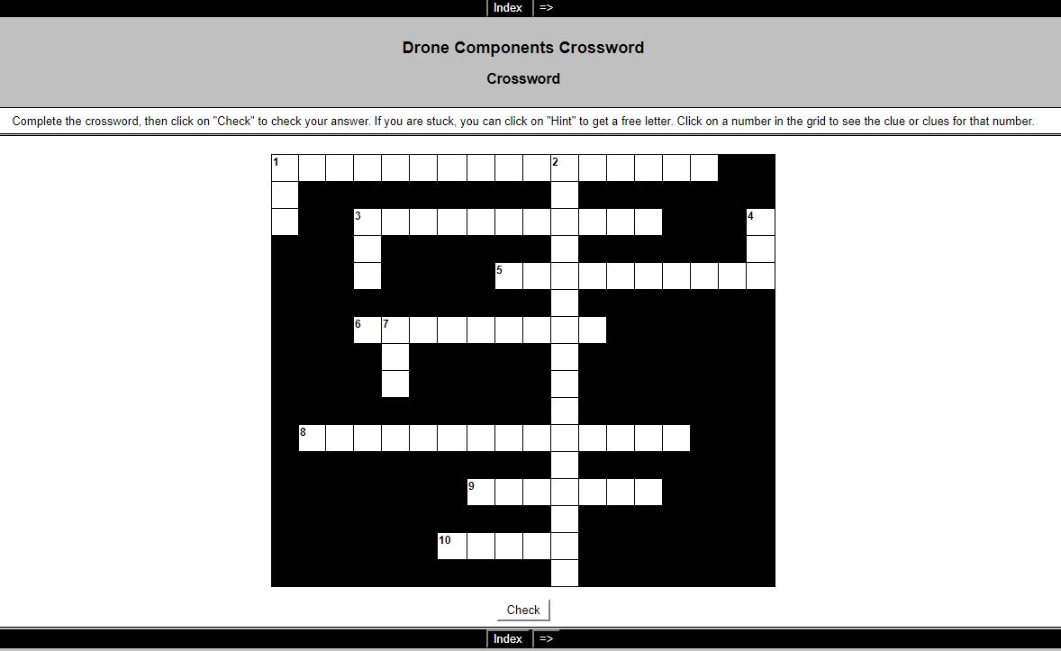 Crossword Components