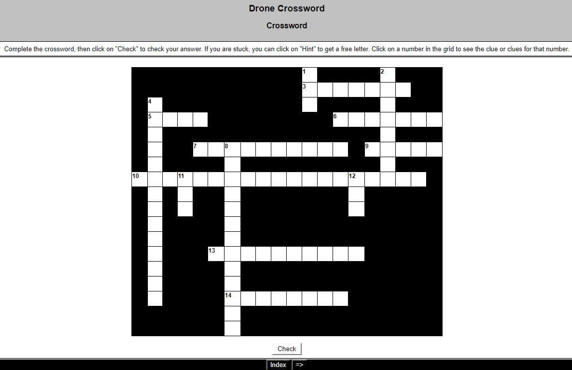 Crossword DroneTeam1